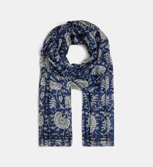 Foulard Vilana floral soie Galeries Lafayette