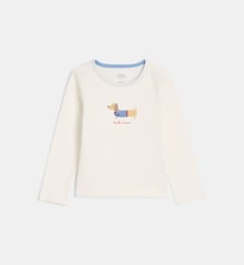 T-shirt manches longues Lalenzou rayé en coton bio Cadet Rousselle