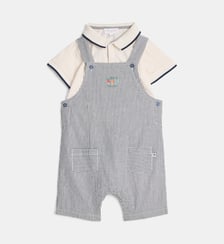 Ensemble Lapal salopette et polo coton Cadet Rousselle