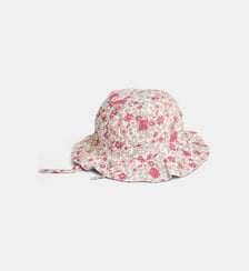 Bob Laglene en gaze de coton bio motif floral Cadet Rousselle