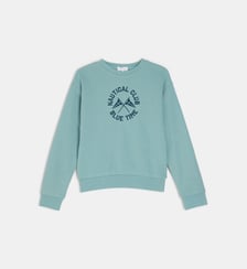 Sweat Ladignes à motif en coton bio mélangé Cadet Rousselle