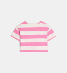 T-shirt Lottie rayé en coton Cadet Rousselle