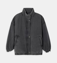 Veste ample en coton délavé American Vintage