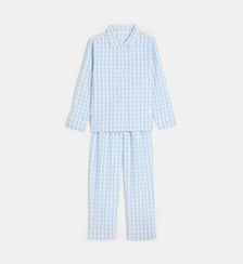 Pyjama Lapon Vichy en pur coton à carreaux Vichy Cadet Rousselle