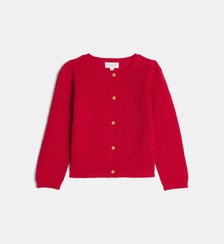 Gilet Lamino en maille pointelle coton mélangé Cadet Rousselle