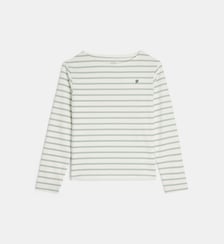 T-shirt à manches longues Lalenzou Kids rayé coton bio Cadet Rousselle