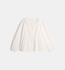 Top chemise Lybelles popeline de coton bio Cadet Rousselle