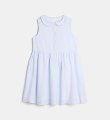 Robe évasée rayée Laltesse en coton bio seersucker Cadet Rousselle