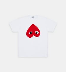 T-shirt symbole en coton Comme des Garçons PLAY