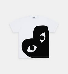 T-shirt U en coton à imprimé Comme des Garçons PLAY