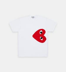 T-shirt U en coton à imprimé Comme des Garçons PLAY