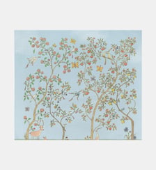 Lange Carré fleurs et oiseaux Atelier Choux