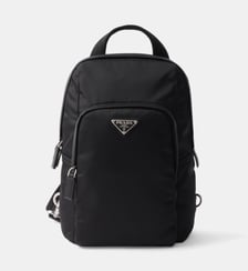 Sac à dos en Re-Nylon et cuir Saffiano Prada
