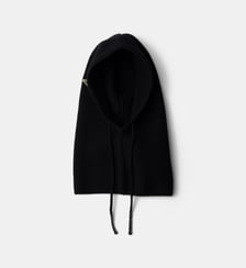 Capuche en laine et cachemire signature Prada