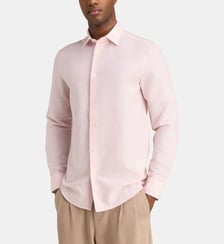 Chemise droite Hali en lin et coton Galeries Lafayette
