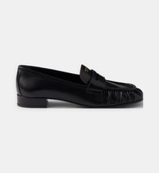 Mocassins en cuir signature Prada
