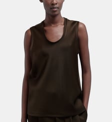 Débardeur en satin double Carven