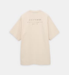 T-shirt Skater droit en jersey de coton imprimé Carven