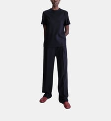 T-shirt ajusté en flanelle de laine Carven
