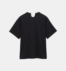 T-shirt droit en coton détail perlé Carven
