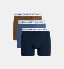 Lot de 3 boxers signature en coton Polo Ralph Lauren