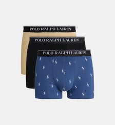 Lot de 3 boxers en coton stretch Polo Ralph Lauren