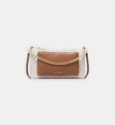 Sac pochette Jet Set monogramme Michael Kors