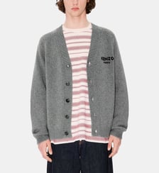 Cardigan Boke Flower fleuri en coton Kenzo