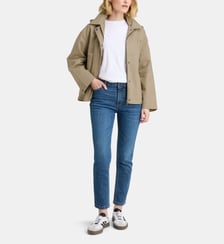 Imperméable Dieppe Cot 1 court en coton enduit Galeries Lafayette