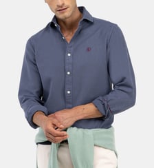 Chemise droite en coton signature El Ganso