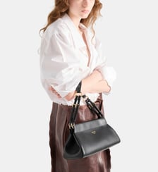 Chemise droite en popeline Prada