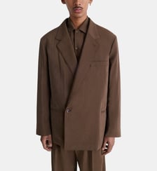Veste fluide en en soie mélangée Lemaire