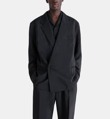Veste fluide en en soie mélangée Lemaire