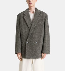 Manteau court en coton Lemaire