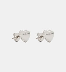 Boucles d'oreilles Heart Balloon en laiton signature Marc Jacobs
