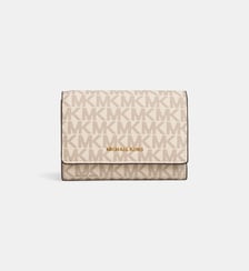 Portefeuille Bryant dos à dos toile monogrammée  Michael Kors
