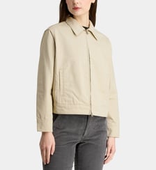 Blouson droit court en coton finition lisse Dockers