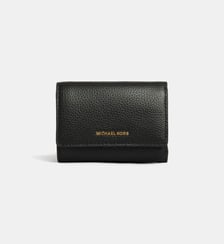 Portefeuille dos à dos en cuir de vachette Michael Kors