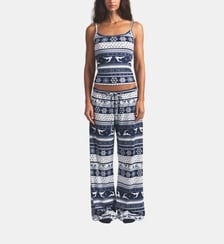 Pantalon fluide à motif  Skims