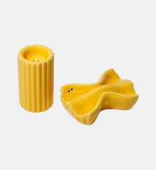 Salière et Poivrière en forme de Farfalle et Macaroni Doiy