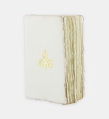 Carnet papier bouilli en cuve - Monogramme de la reine Château de Versailles
