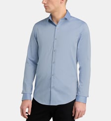Chemise ajustée en coton rayé Calvin Klein