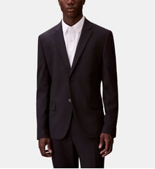 Veste droite en laine mélangée Calvin Klein
