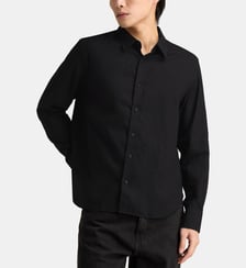 Chemise en coton motif jacquard Calvin Klein