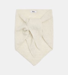 Echarpe triangle Albany T fine maille vagues Galeries Lafayette