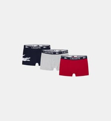 Lot de 3 boxers coton stretch Lacoste
