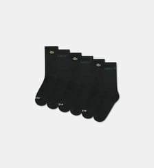 Lots de 6 chaussettes classiques en coton Lacoste