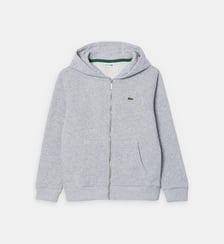 Sweat droit en coton bio Lacoste