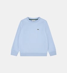 Sweat droit en coton mélangé signature  Lacoste