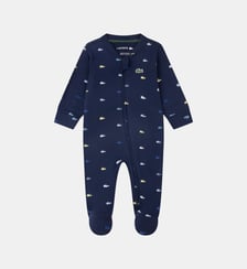 Dors-bien en coton bio crocodile all-over Lacoste